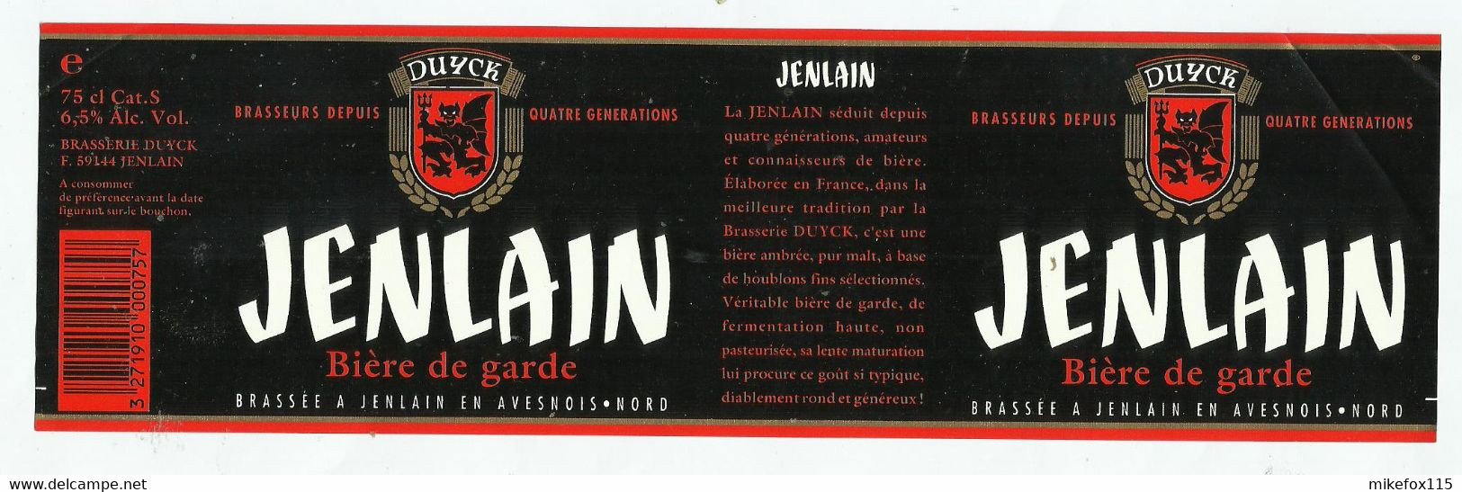 France 113, étiquette De Bière 81 - Beer