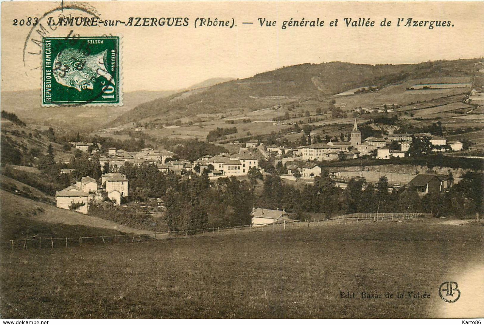 Lamure Sur Azergues * Panorama Et Vue Générale , La Vallée De L'azergues - Lamure Sur Azergues