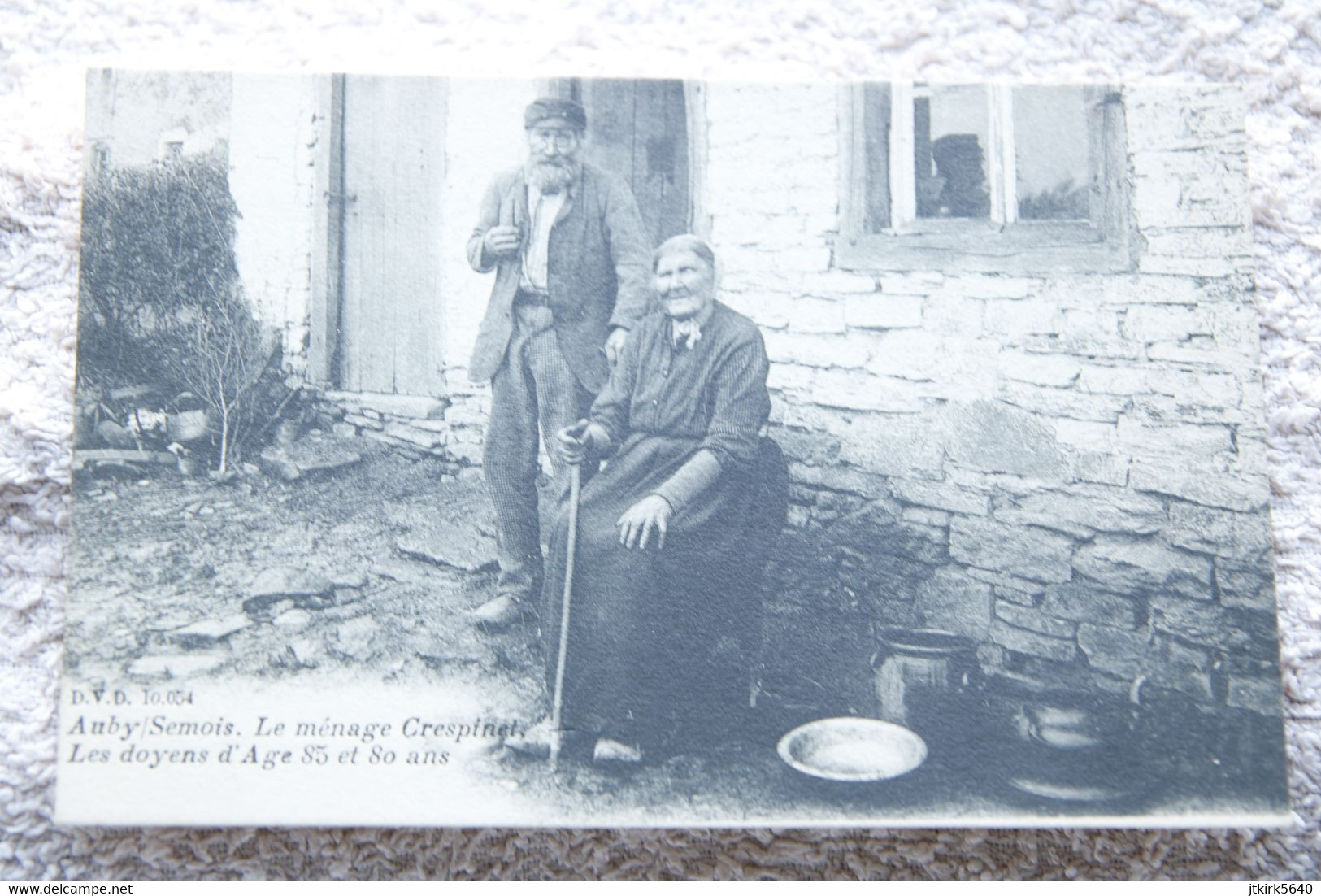 Auby-sur-Semois "Le Ménage Crespinet, Les Doyens D'âge 85 Et 80 Ans" - Neufchâteau