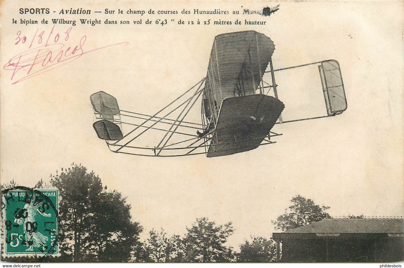 SPORTS AVIATION  Sur Le Champ De Courses Des Humaudieres Etc.... - ....-1914: Précurseurs