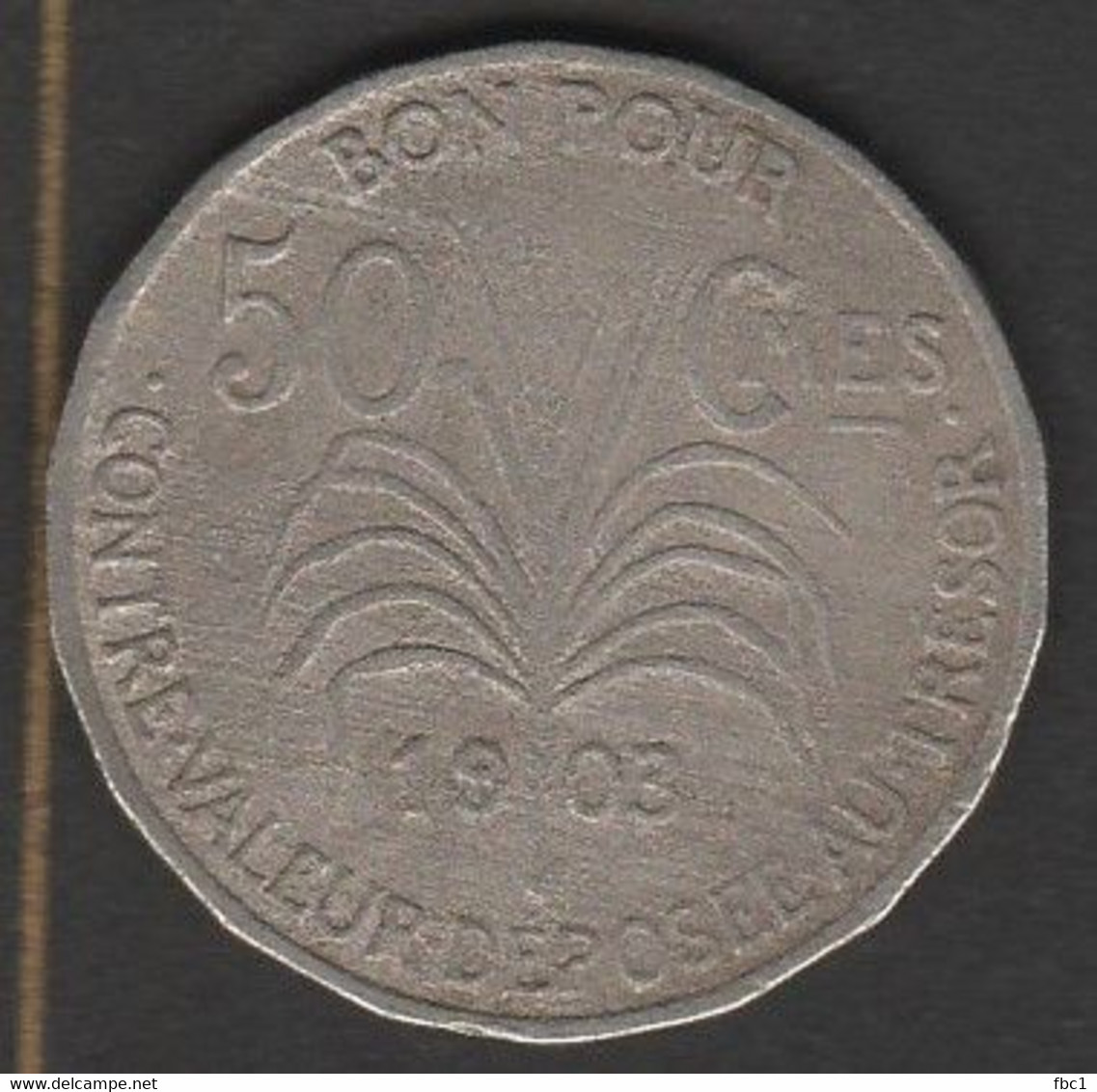 Antilles - Guadeloupe - 50 Centimes - 1903 - Antilles