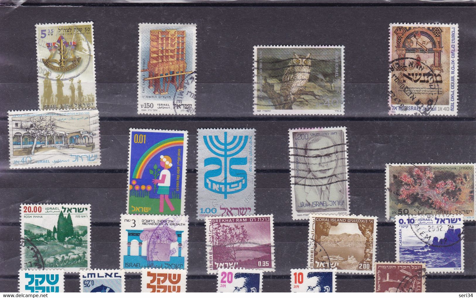 ISRAEL : Y&T : Lot De 20 Timbres Oblitérés - Collections, Lots & Séries