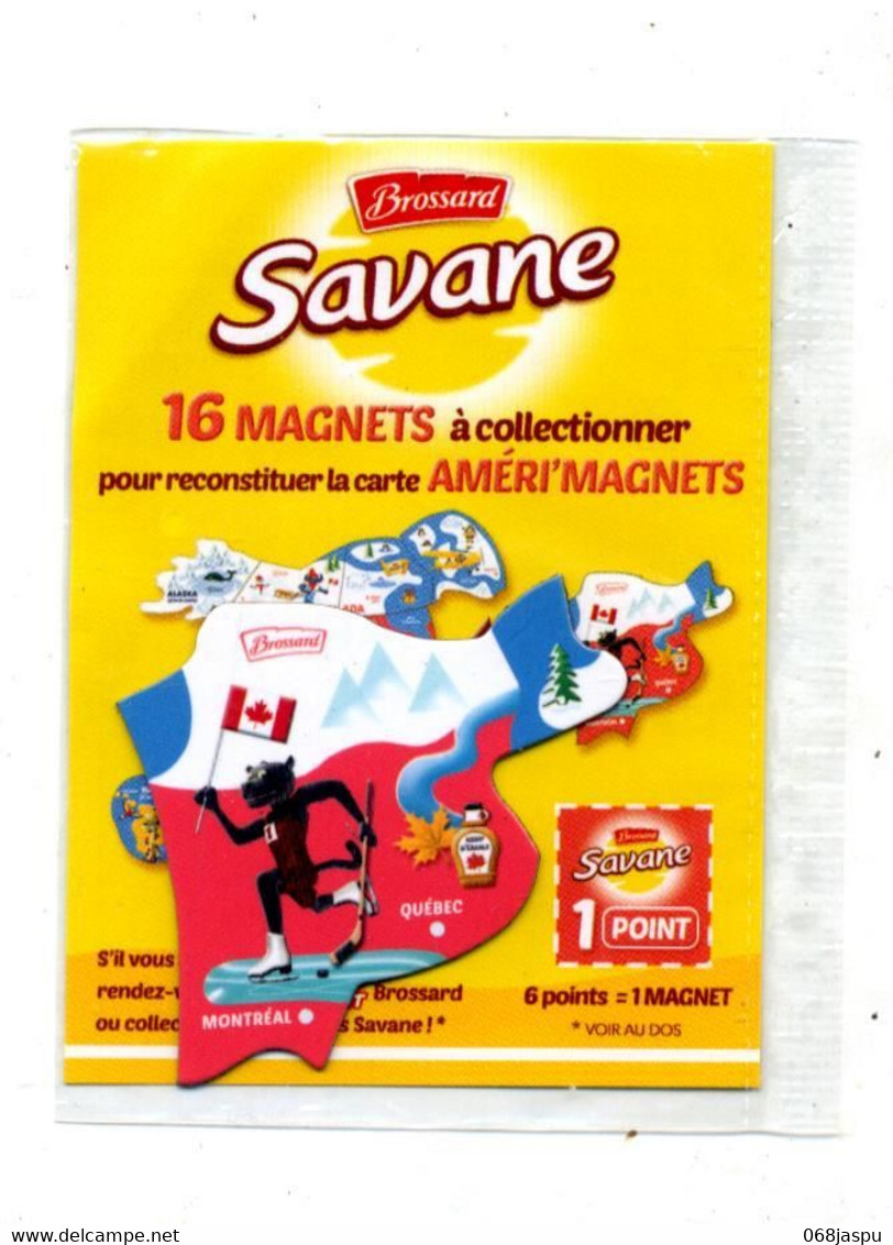 Magnet Savane Brossard Amerique Canada  Hockey Sur Glace - Reclame