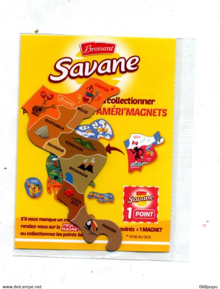 Magnet Savane Brossard Amerique Centrale Volcan - Advertising