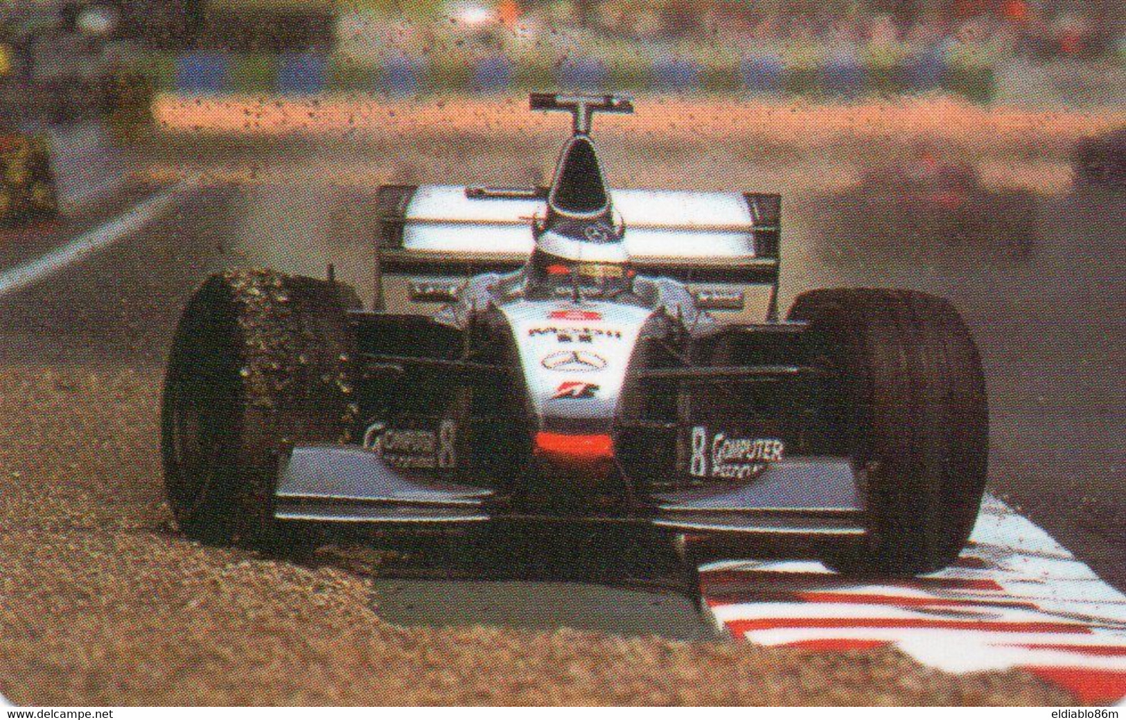 LIBERIA - MAGNETIC CARD - THEMATIC RACE CAR F1 - Liberia