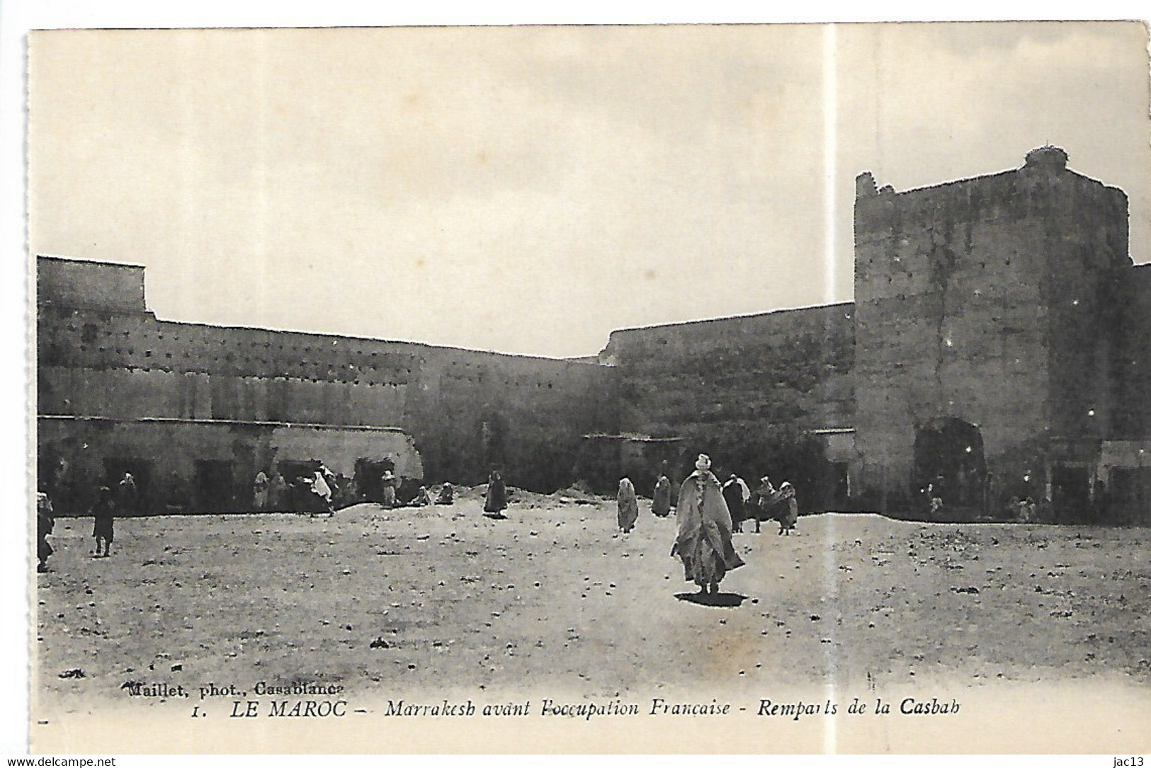 L15J590 - Maroc - Marrakech - 1 Marrakesh Avant L'occupation Française - Remparts De La Casbah - Marrakech