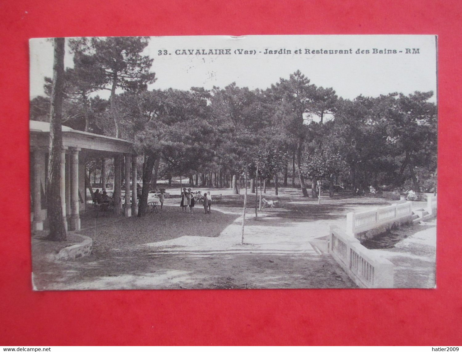 CAVALAIRE - Jardin Et Restaurant Des Bains - En 1929 - Tbe - Cavalaire-sur-Mer