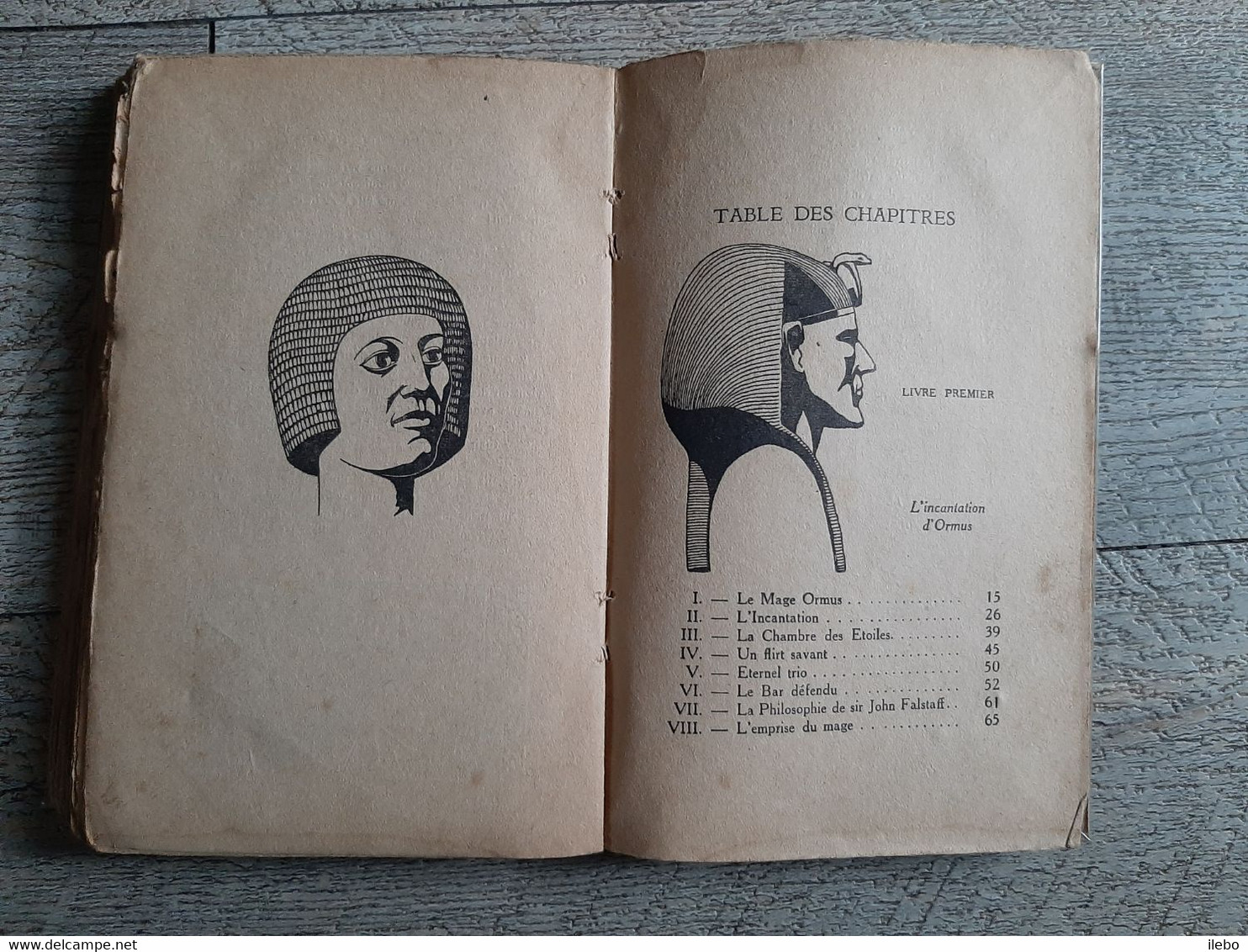 La Pharaonne  Félicien Champsaur Roman Occulte Ferenczi 1929 Illustré égypte - Sonstige & Ohne Zuordnung