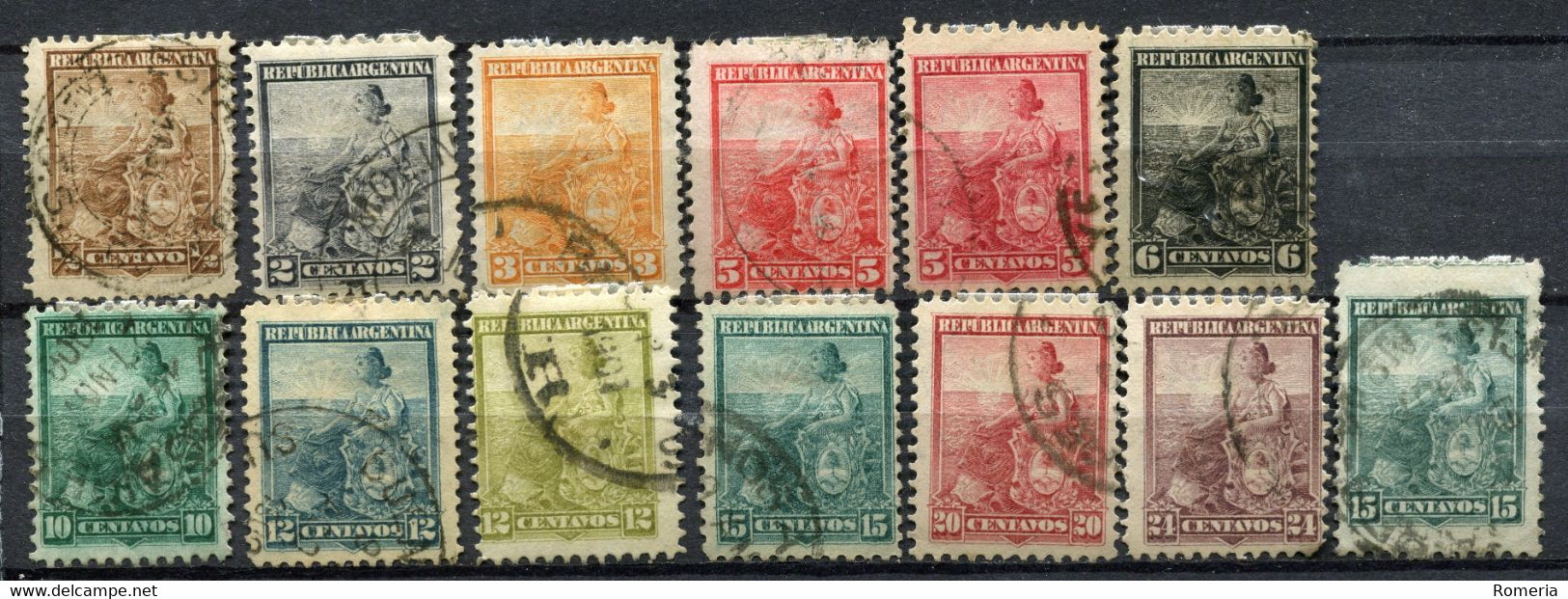 Argentine - 1892 -> 1902 - Lot Timbres Oblitérés - Nºs Dans Description - Gebruikt