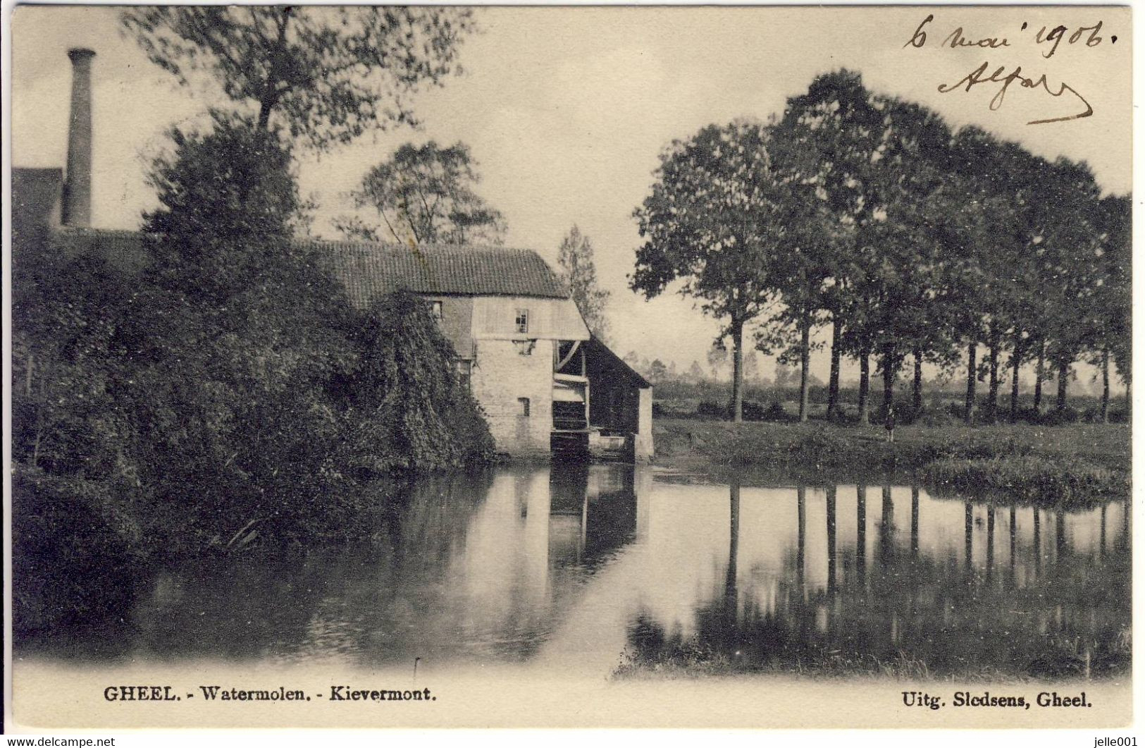 Gheel Geel Watermolen Kievermont 1906 - Geel