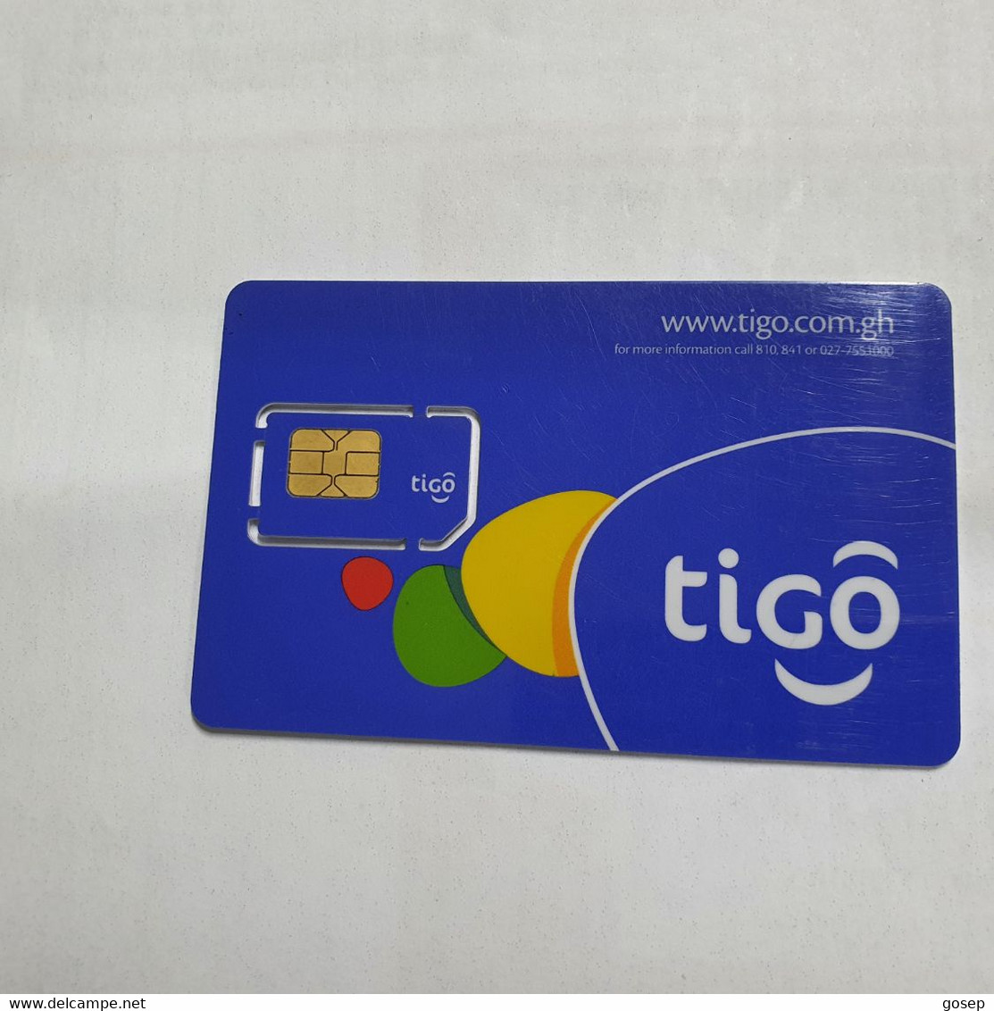 Gsm Card-tigo Ghana-(4)-(892332712-0229337966)-(120229337966)-mint Card+(lokking Out Side)1prepiad Free - Collezioni