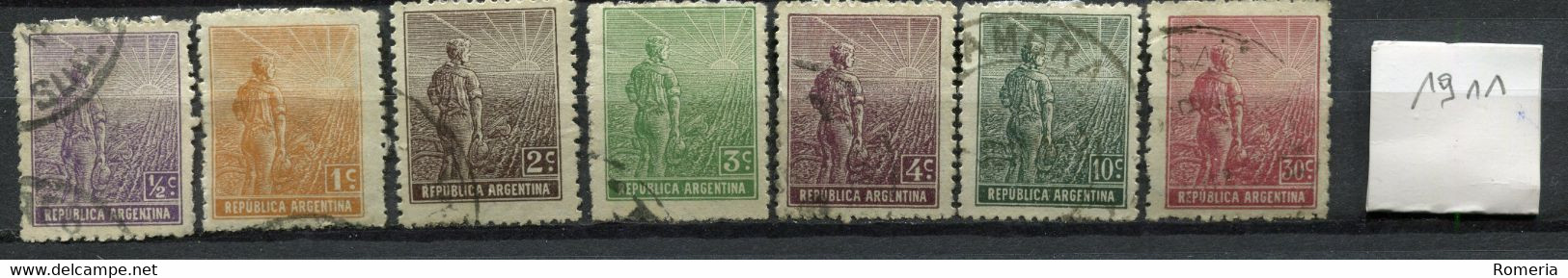 Argentine - 1892 -> 1902 - Lot Timbres Oblitérés - Nºs Dans Description - Oblitérés