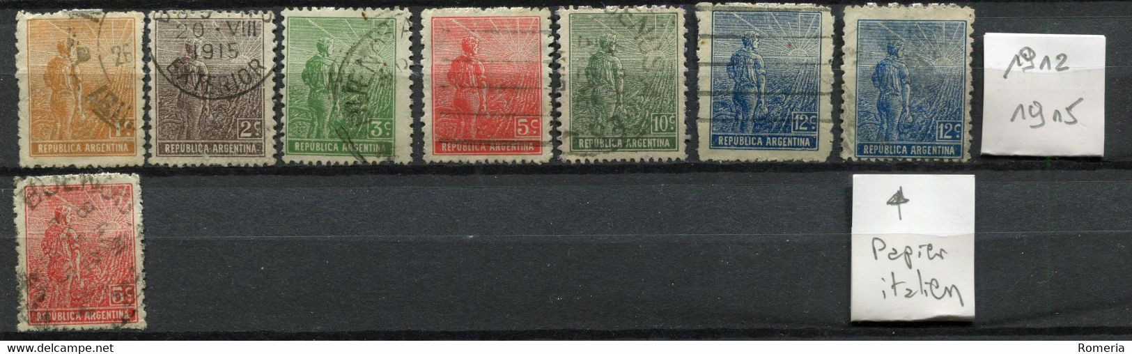 Argentine - 1892 -> 1902 - Lot Timbres Oblitérés - Nºs Dans Description - Used Stamps