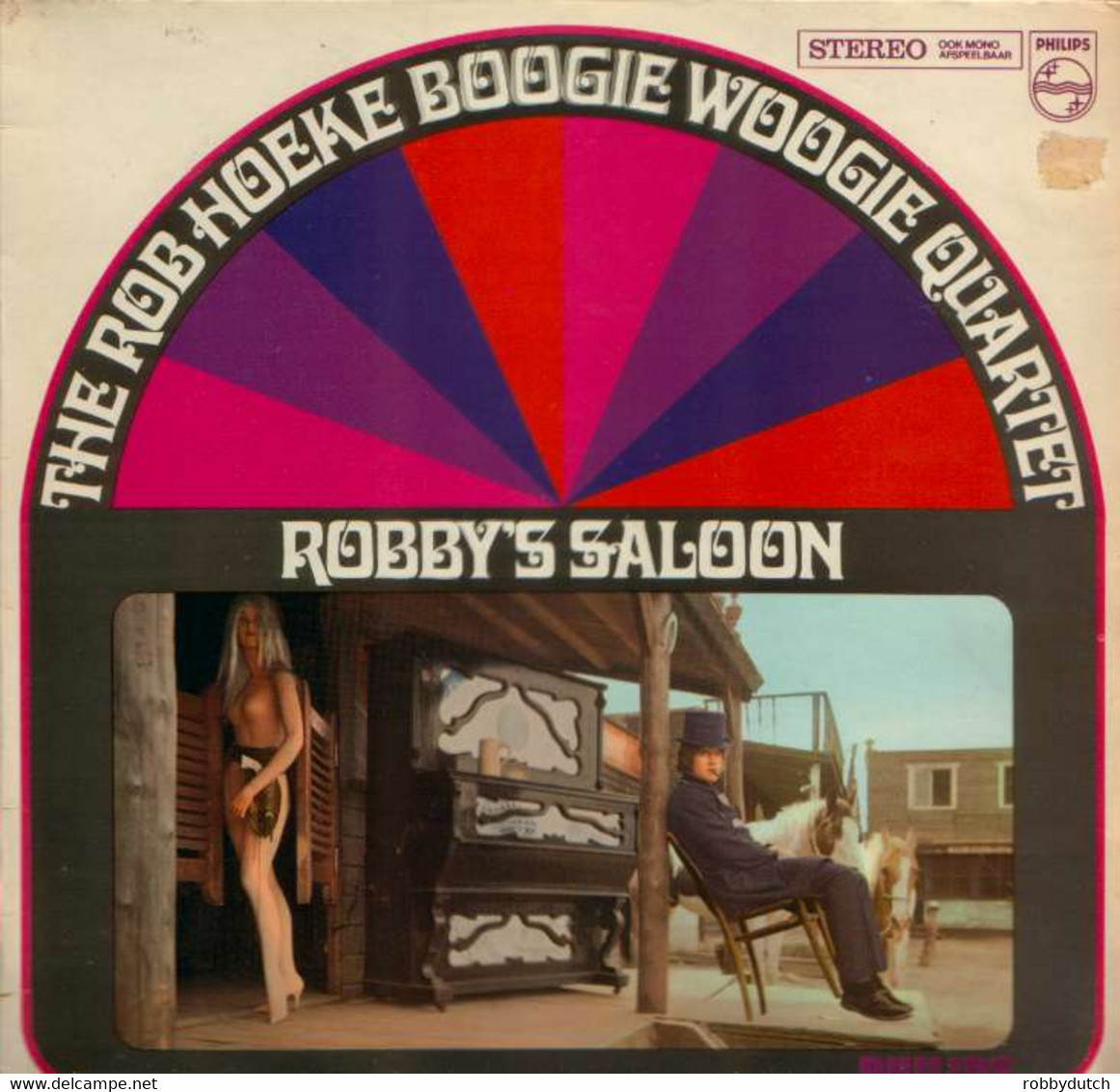 * LP *  THE ROB HOEKE BOOGIE WOOGIE QUARTET - ROBBY 'S SALOON (Holland 1968) - Blues