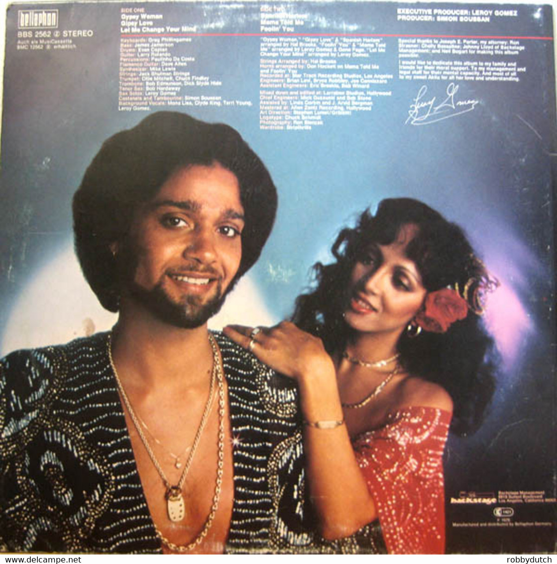 * LP * LEROY GOMEZ - GYPSY WOMAN (Germany 1978) - Soul - R&B