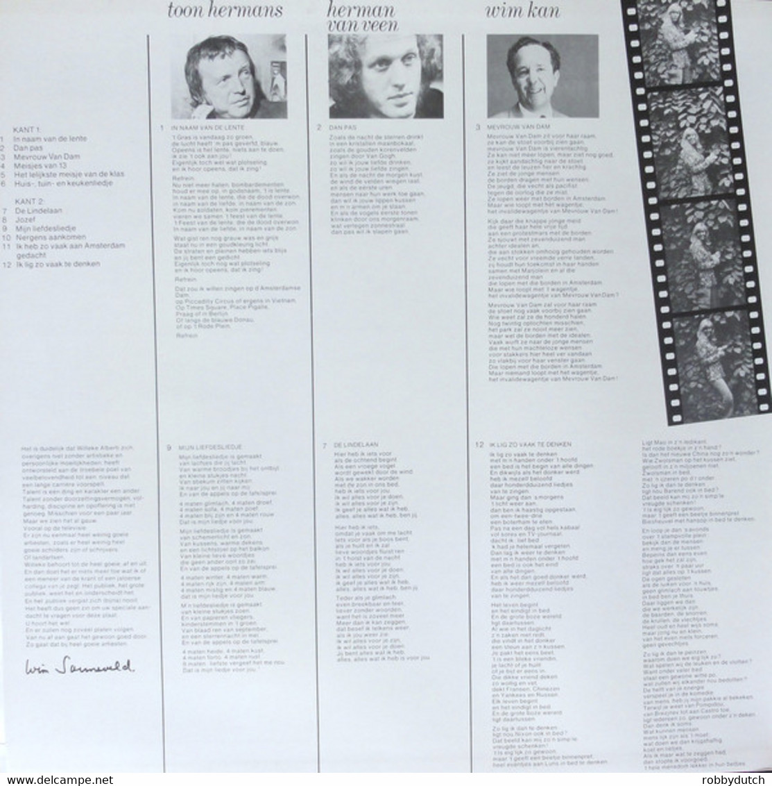 * LP *  WILLEKE ALBERTI ZINGT LIEDJES VAN TOON HERMANS, HERMAN VAN VEEN, WIM KAN, PAUL VAN VLIET E.a. - Other - Dutch Music