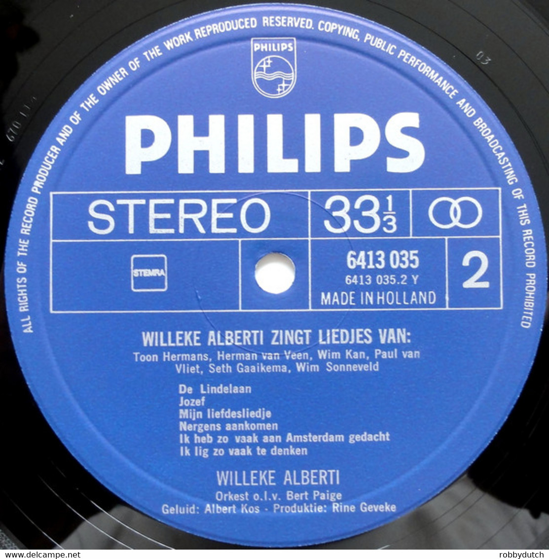 * LP *  WILLEKE ALBERTI ZINGT LIEDJES VAN TOON HERMANS, HERMAN VAN VEEN, WIM KAN, PAUL VAN VLIET E.a. - Autres - Musique Néerlandaise