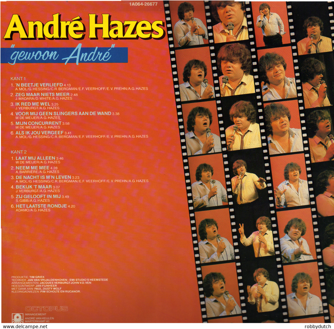 * LP *  ANDRÉ HAZES - GEWOON ANDRÉ (Holland 1981) - Autres - Musique Néerlandaise