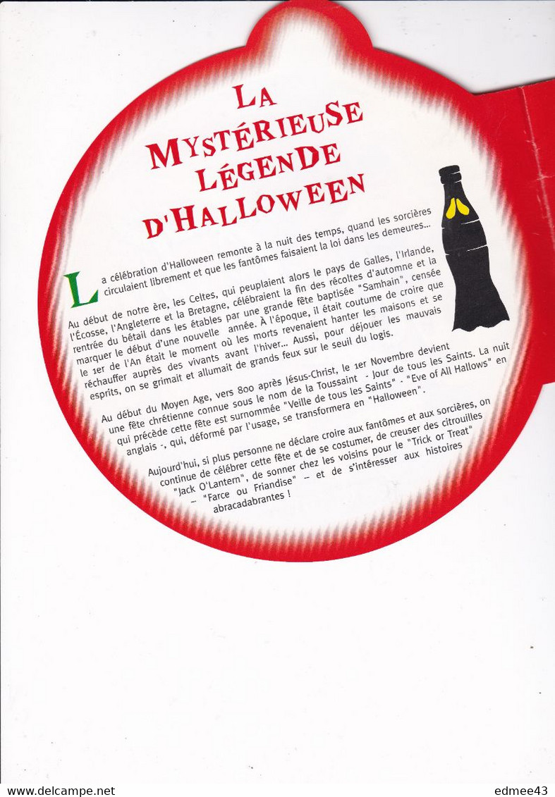 Guide Halloween  COCA-COLA, 1998, 20 Pages, 20 X 21cm - Andere & Zonder Classificatie