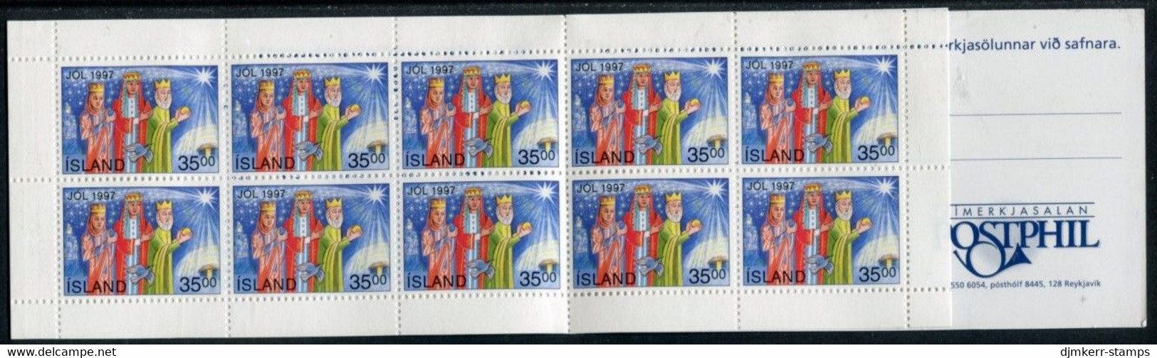 ICELAND  1997 Christmas Booklet MNH / **.  Michel 881 - Carnets