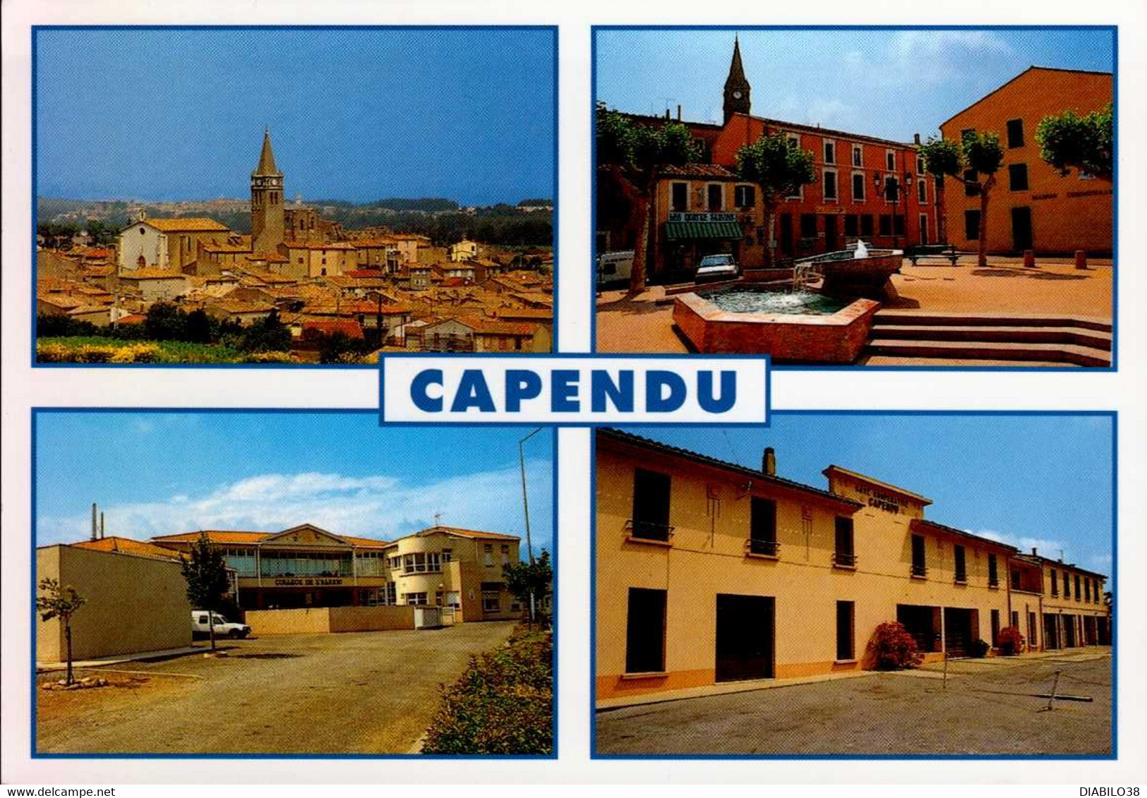 CAPENDU   ( AUDE )    MULTI-VUES - Capendu