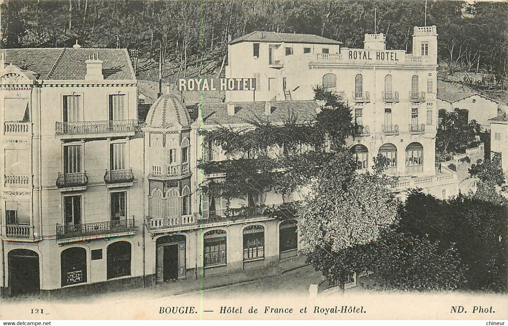 ALGERIE  BOUGIE HOTEL DE FRANCE ET ROYAL HOTEL - Andere & Zonder Classificatie