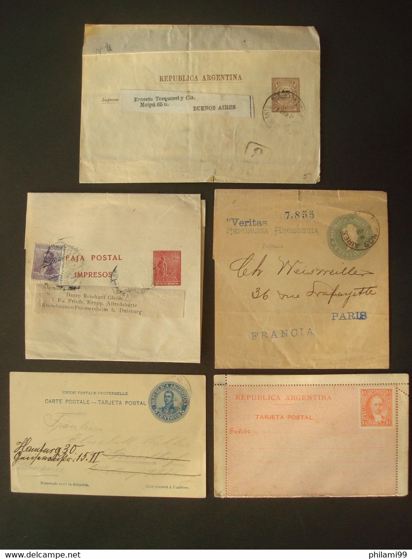 ARGENTINA 14 OLD COVERS - Colecciones & Series