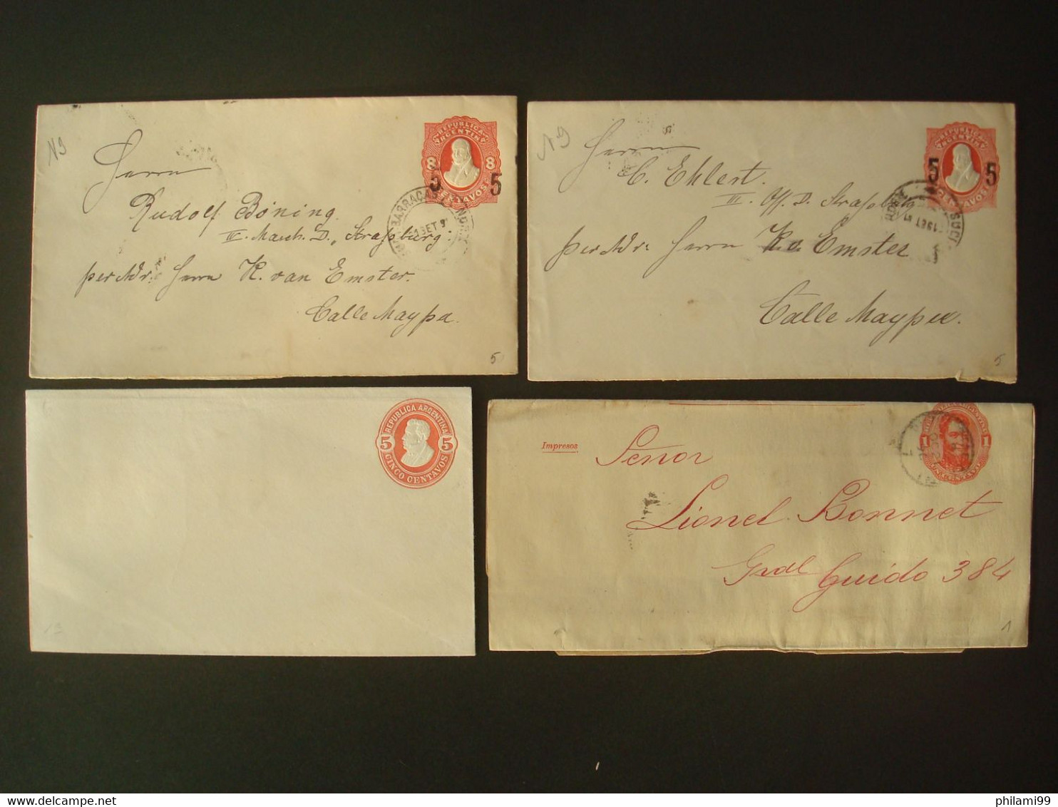 ARGENTINA 14 OLD COVERS - Lots & Serien