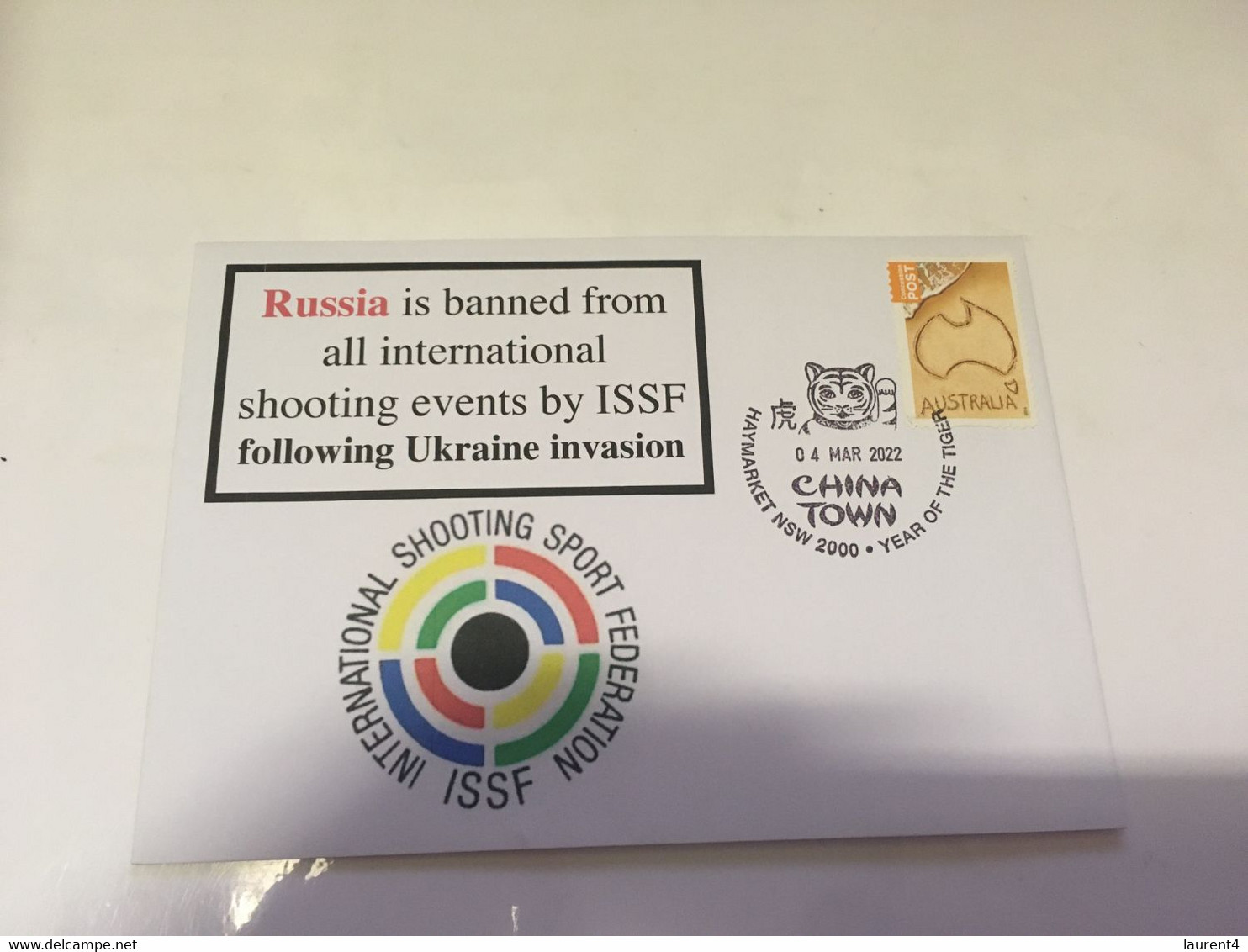 (3 G 9) Following Invasion Of Ukraine By Russia, Russia Is Banned From All Shooting Event By ISSF - Sin Clasificación