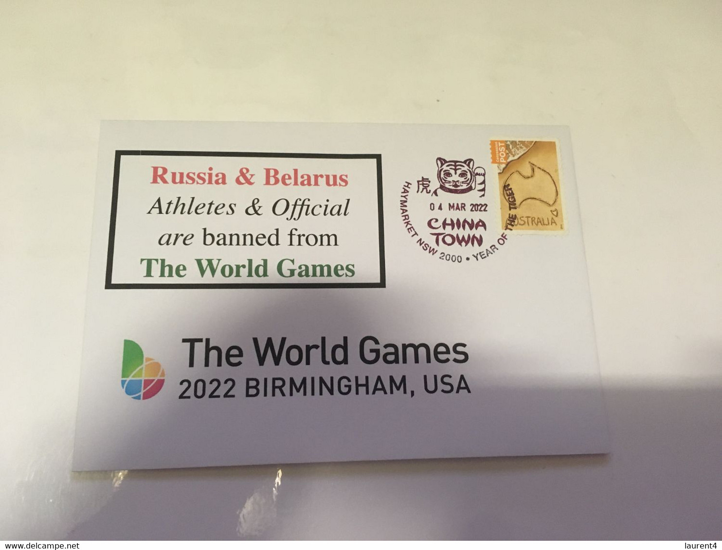 (3 G 9) Following Invasion Of Ukraine By Russia, Russia Is Banned From 2022 World Games In Birmingham USA - Zonder Classificatie