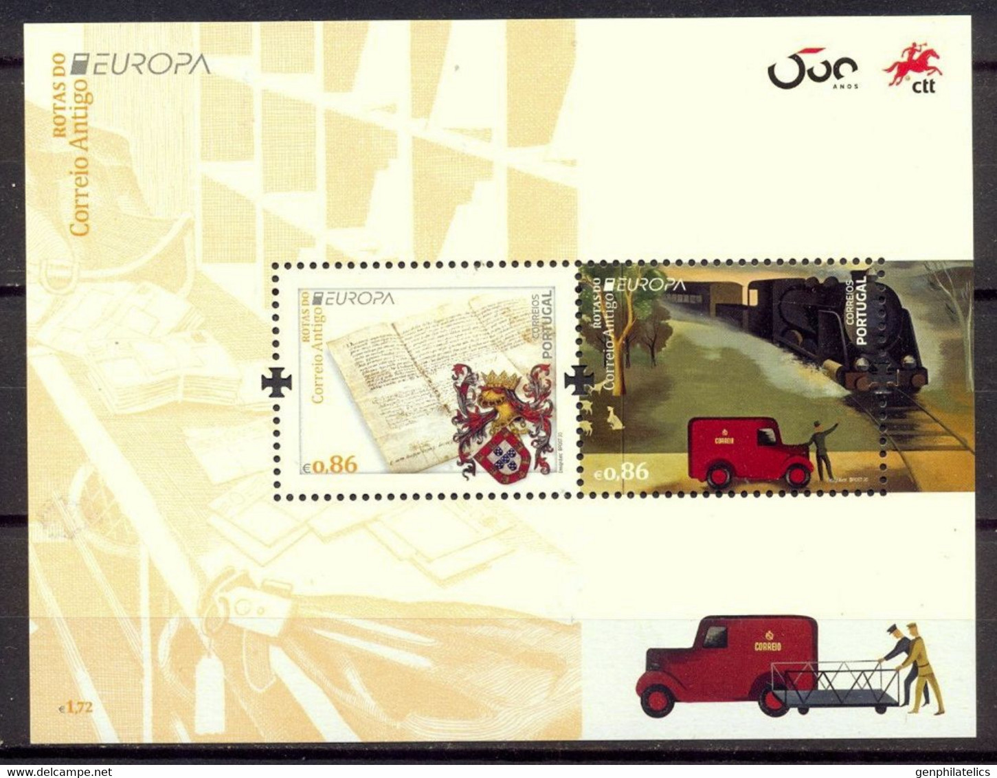 Europa CEPT 2020 PORTUGAL Ancient Postal Routes - Fine S/S MNH - Sonstige & Ohne Zuordnung