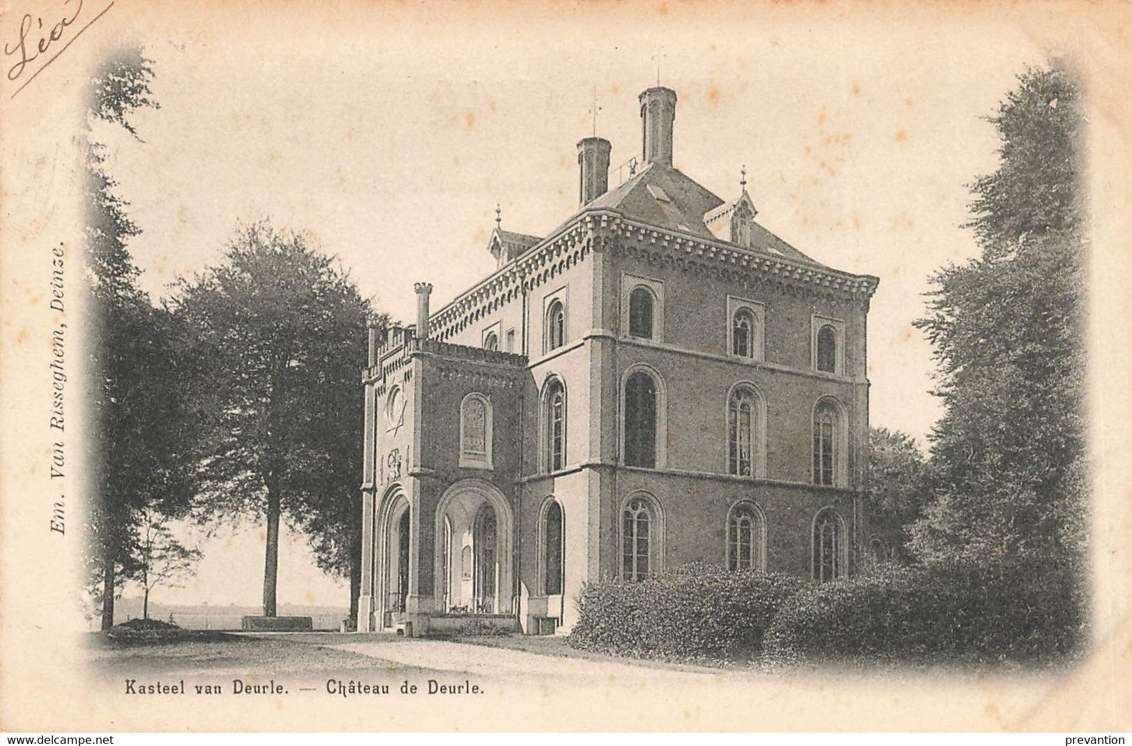 KASTEEL VAN  DEURLE - Château De DEURLE - Carte Circulé En 1902 - Sint-Martens-Latem