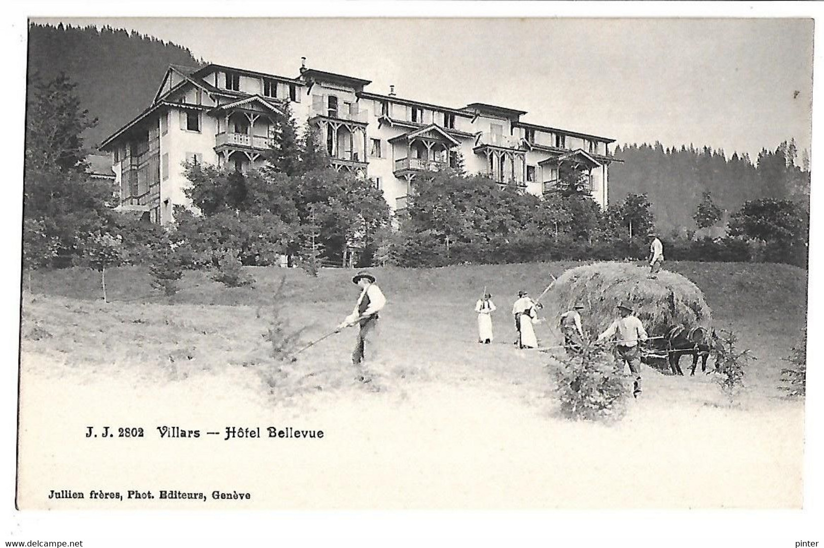 SUISSE - VILLARS - Hôtel Bellevue - Villars-les-Moines