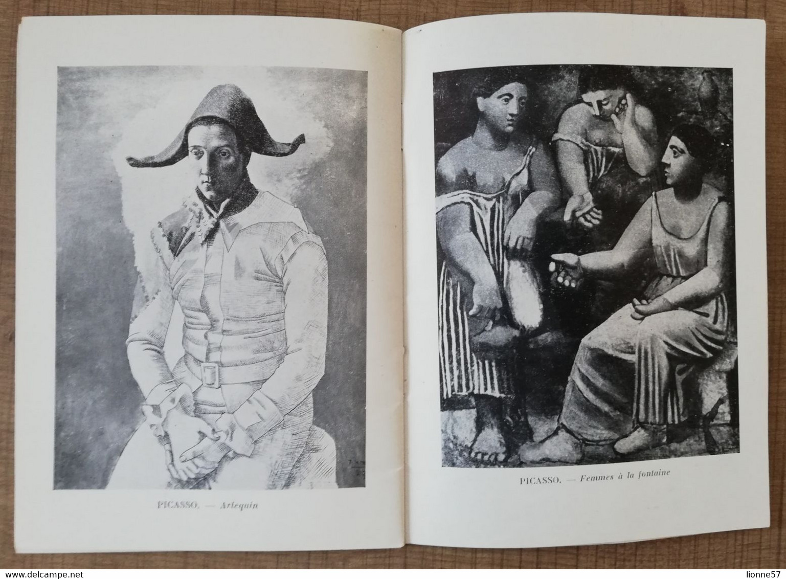 DES INFLUENCES SUBIT PAR PICASSO. Livret 1950 avec textes et photos n&b tableaux