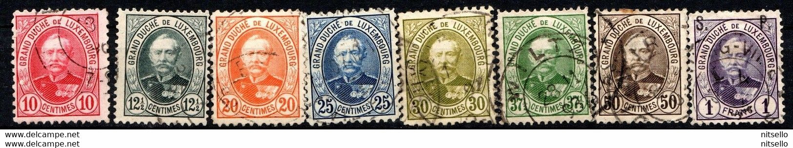 LOTE 1442  ///  LUXEMBOURG - 1891-93 - N° 59 à 66 - ¡¡¡ OFERTA - LIQUIDATION - JE LIQUIDE !!! - 1891 Adolphe Frontansicht