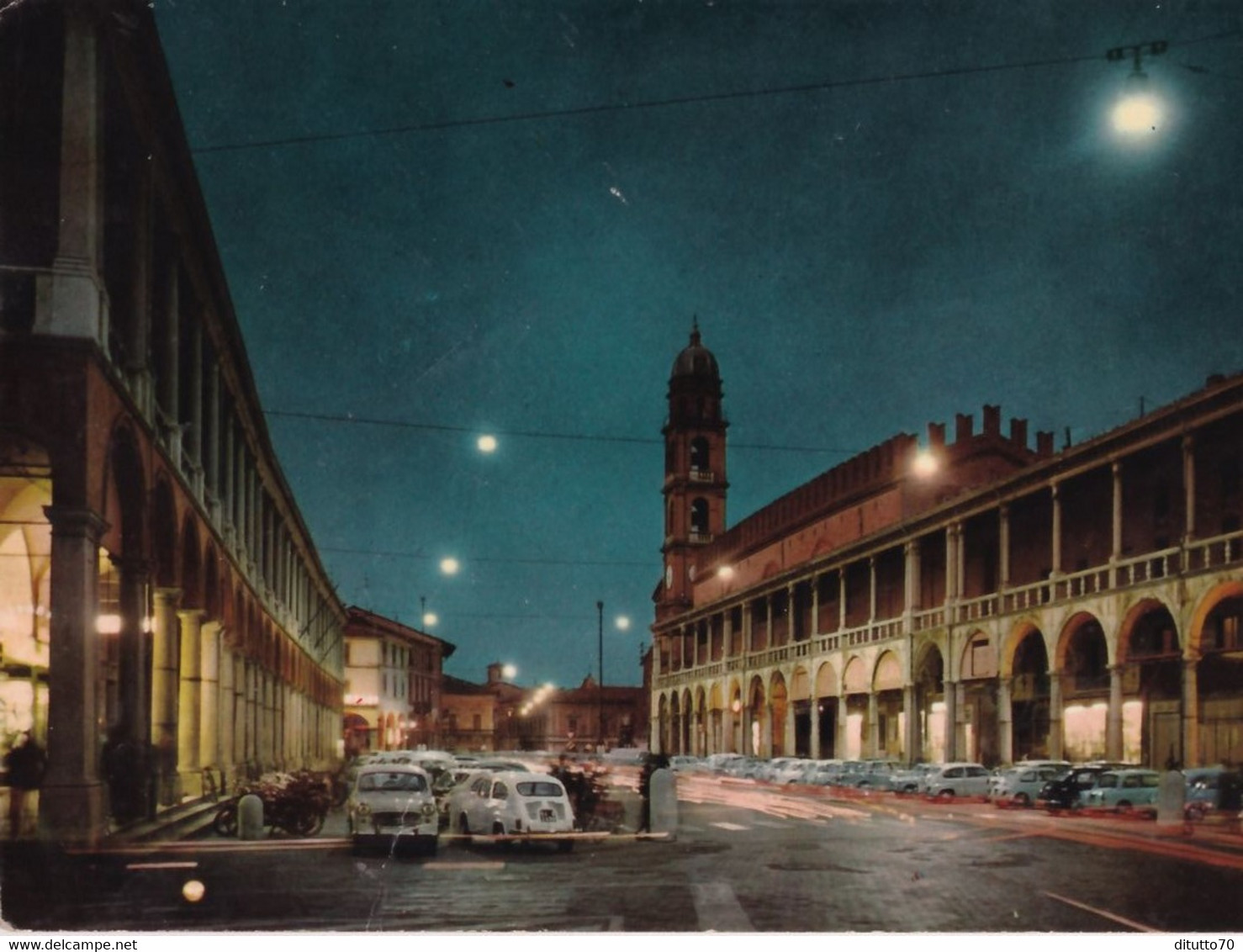 Faenza - Notturno - Formato Grande Non Viaggiata – FE390 - Faenza