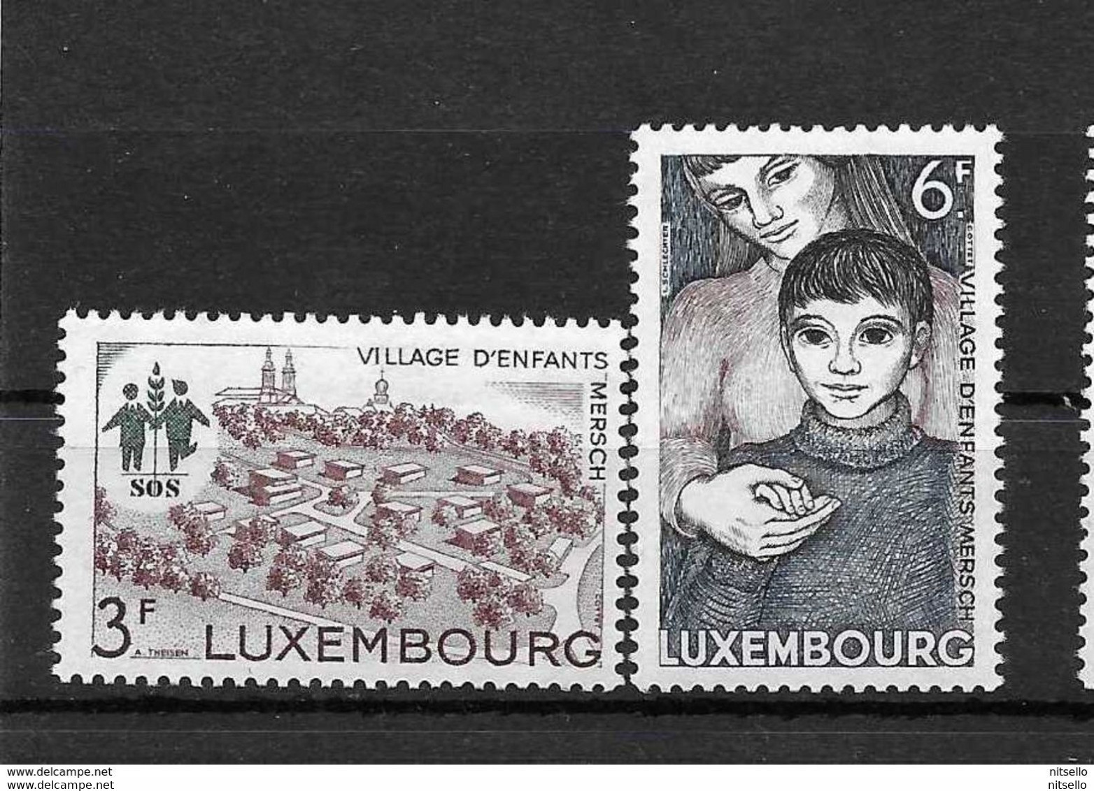 LOTE 1442 ///  (C010) LUXEMBURGO    YVERT Nº: 726/727  **MNH - Nuovi