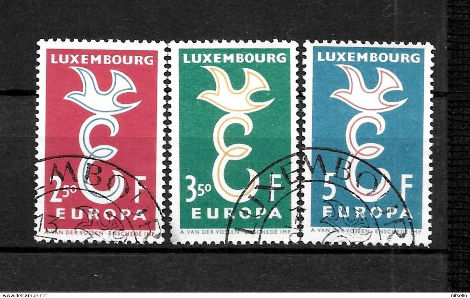 LOTE 1442 ///  LUXEMBURGO  YVERT Nº: 548/550    ¡¡¡ OFERTA - LIQUIDATION - JE LIQUIDE !!! - Used Stamps