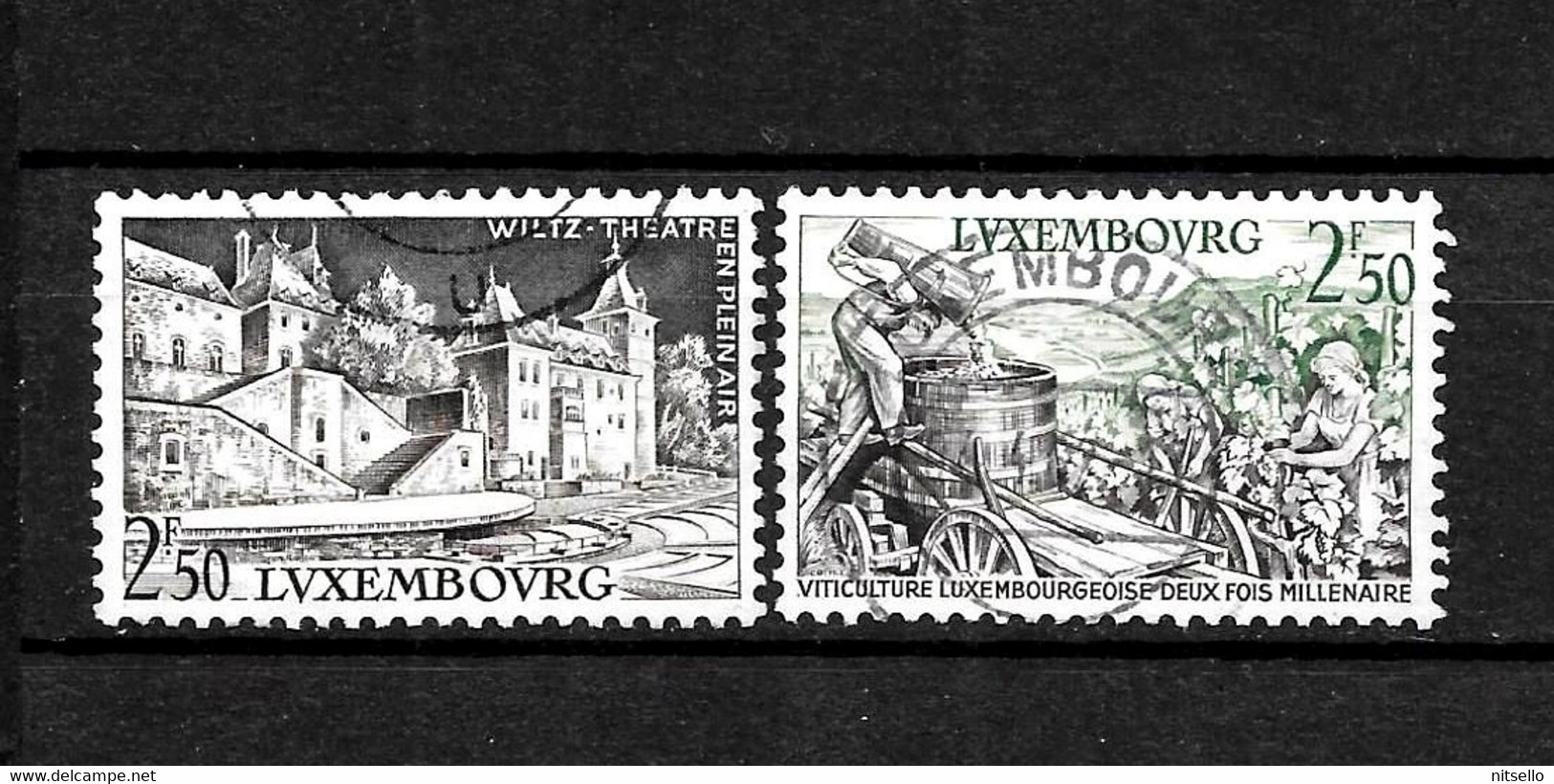 LOTE 1442 ///  LUXEMBURGO  YVERT Nº: 551/552    ¡¡¡ OFERTA - LIQUIDATION - JE LIQUIDE !!! - Used Stamps