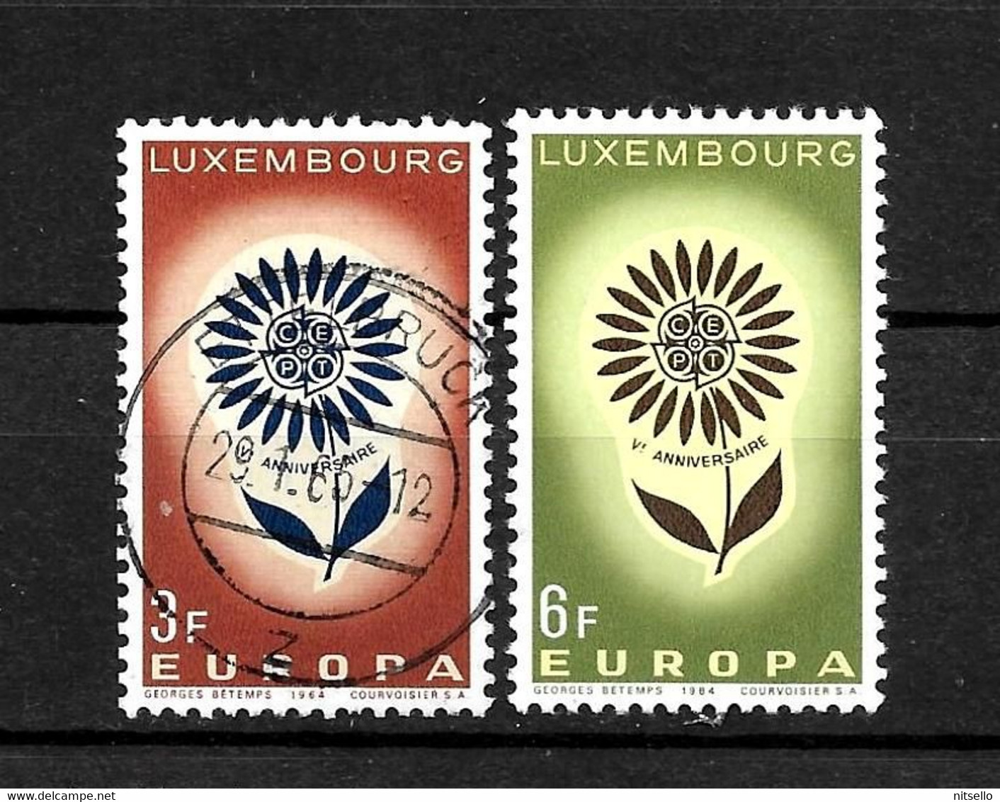 LOTE 1442 ///  LUXEMBURGO  YVERT Nº: 648/649    ¡¡¡ OFERTA - LIQUIDATION - JE LIQUIDE !!! - Used Stamps