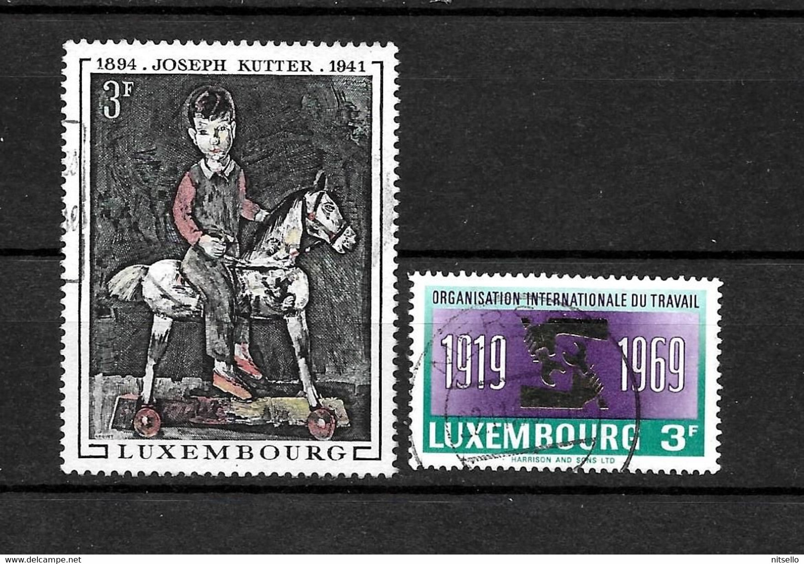 LOTE 1442 ///  LUXEMBURGO  YVERT Nº: 740/741    ¡¡¡ OFERTA - LIQUIDATION - JE LIQUIDE !!! - Used Stamps