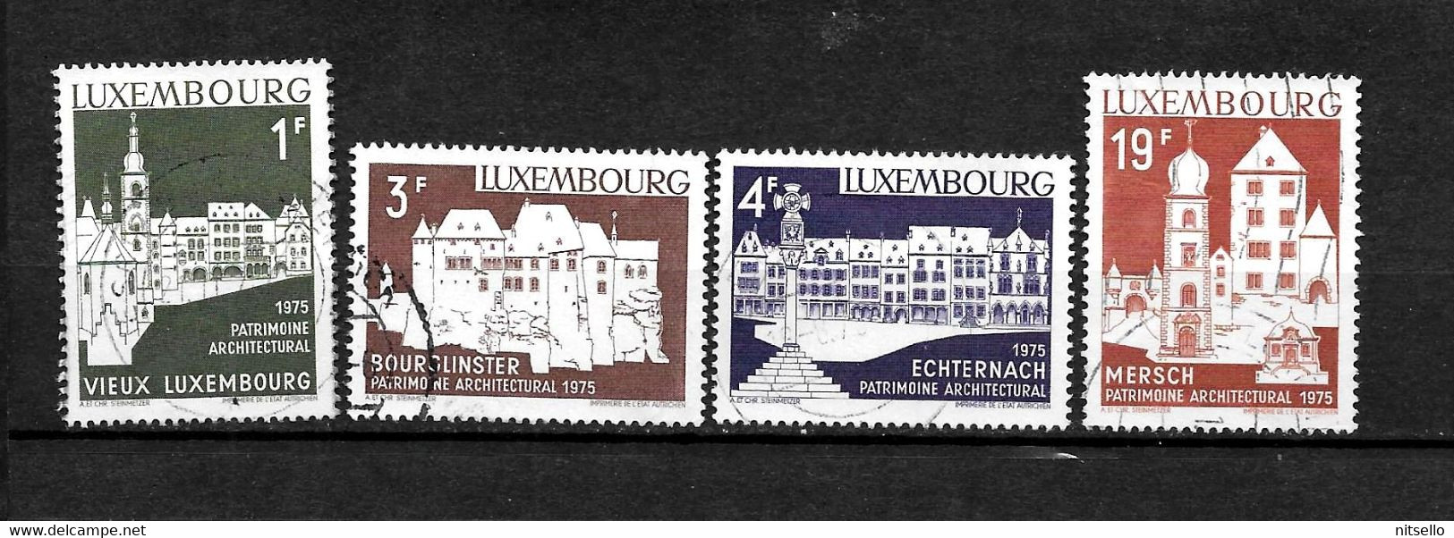 LOTE 1442 ///  LUXEMBURGO  YVERT Nº: 849/852   ¡¡¡ OFERTA - LIQUIDATION - JE LIQUIDE !!! - Used Stamps