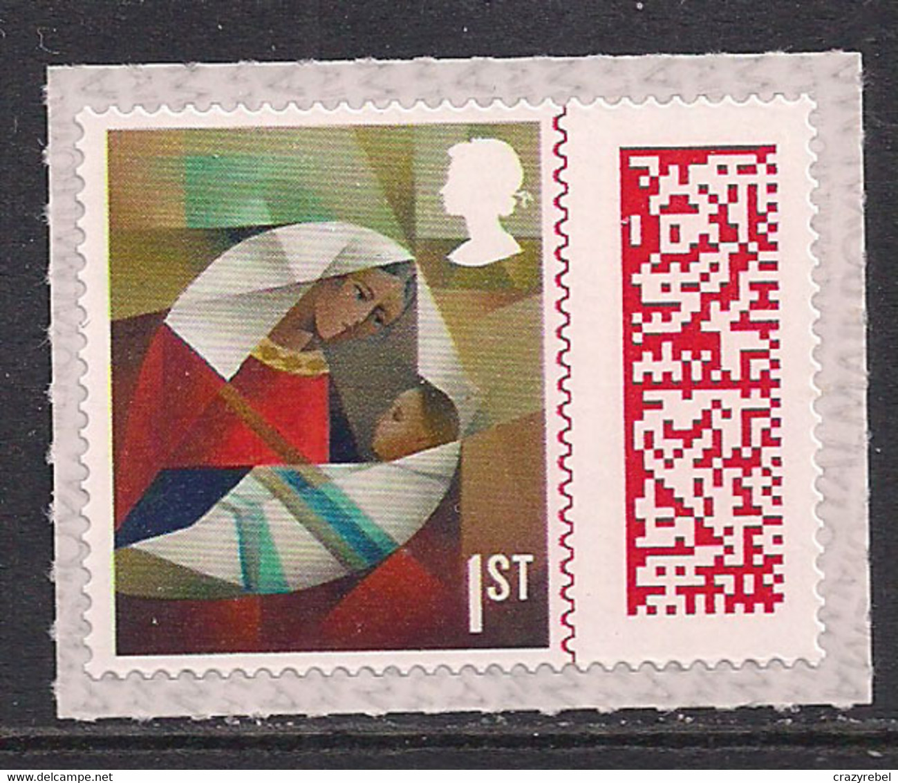 GB 2021 QE2 1st Christmas Umm Self Adhesive Barcoded SG 4607 ( R312 ) - Unused Stamps