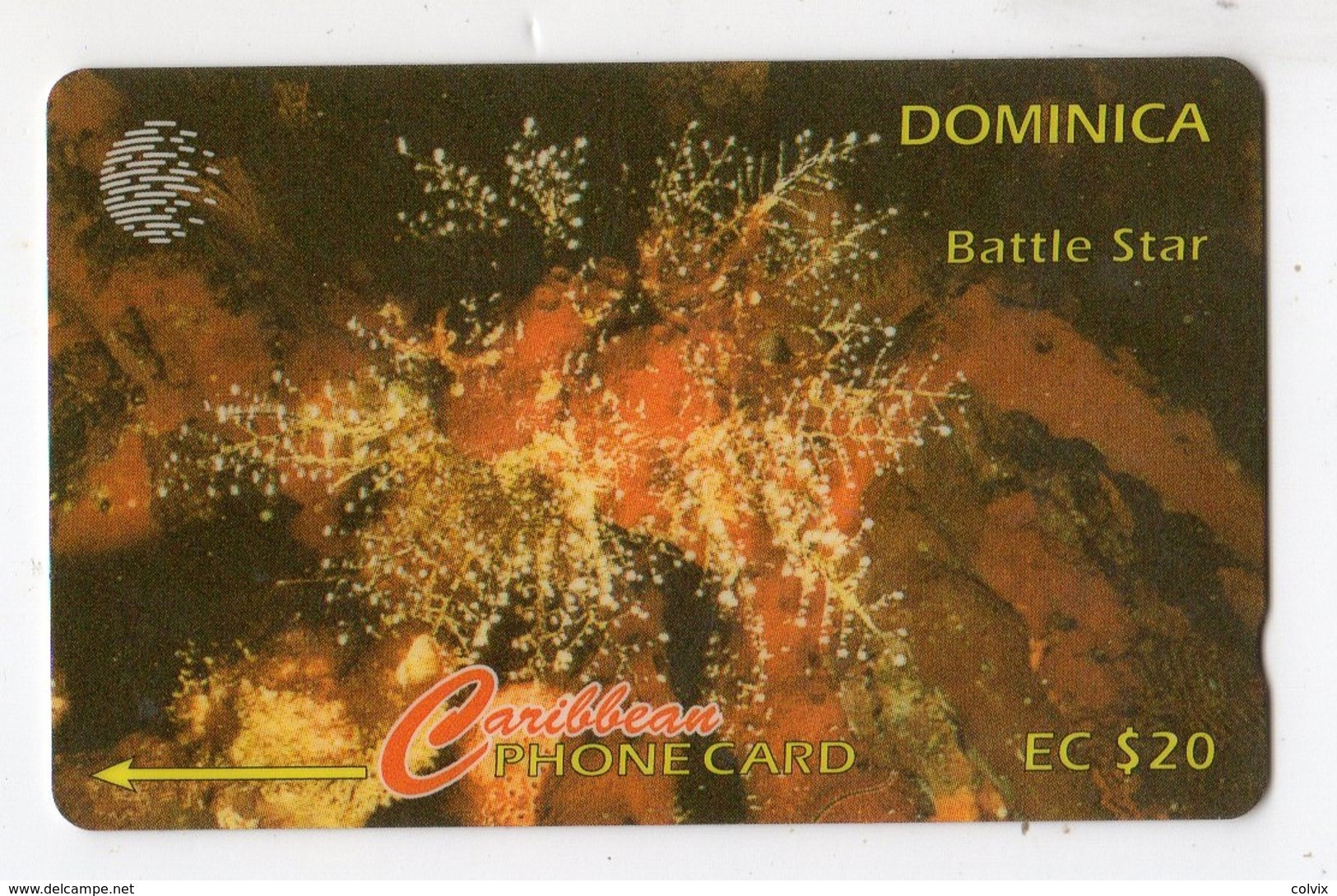 DOMINIQUE REF MV CARDS DOM-9F EC $20 Année 1995 CN 9CDMF Battle Star - Dominica