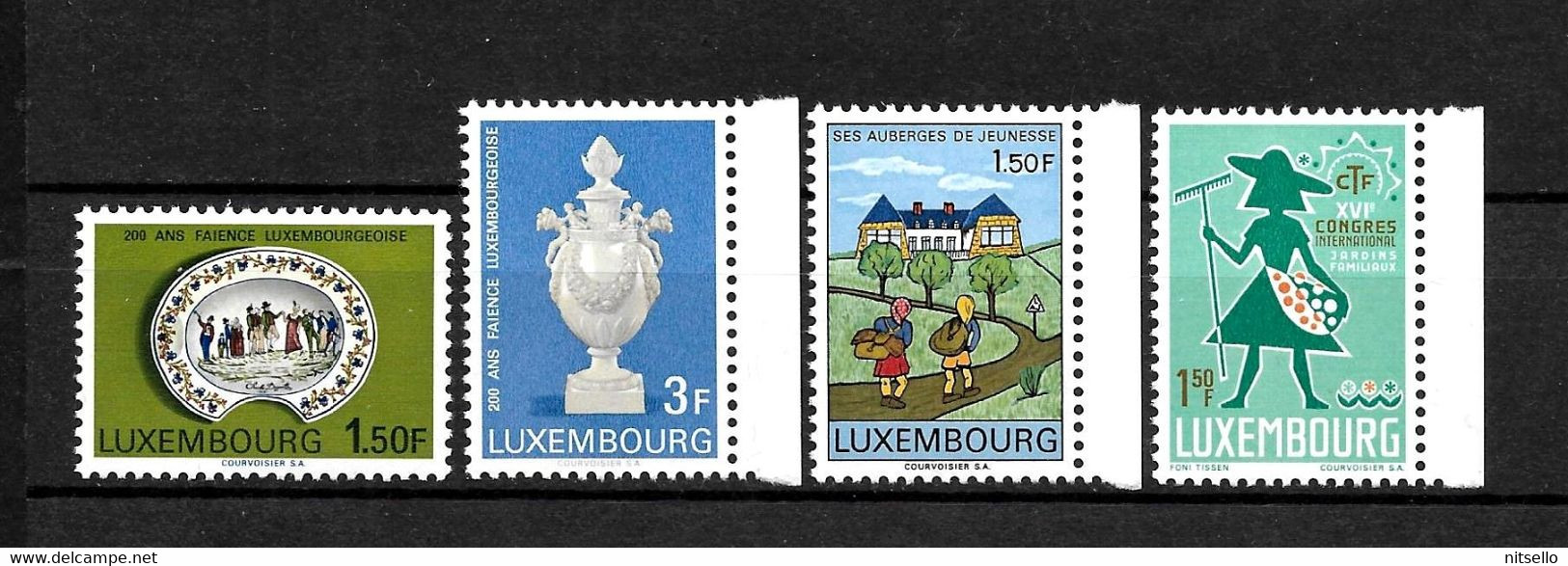 LOTE 1442A  ///  LUXEMBURGO  YVERT Nº: 704/707 **MNH  // CATAG/COTE: 1.25€   ¡¡¡ OFERTA - LIQUIDATION - JE LIQUIDE !!! - Neufs