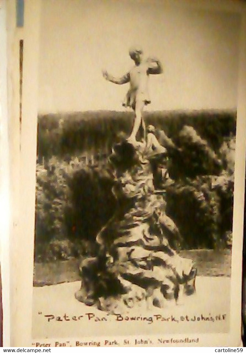 CANADA NEWFOUNDLAND - Peter Pan Statue Bowering Park VB1953  IO6245 - St. John's