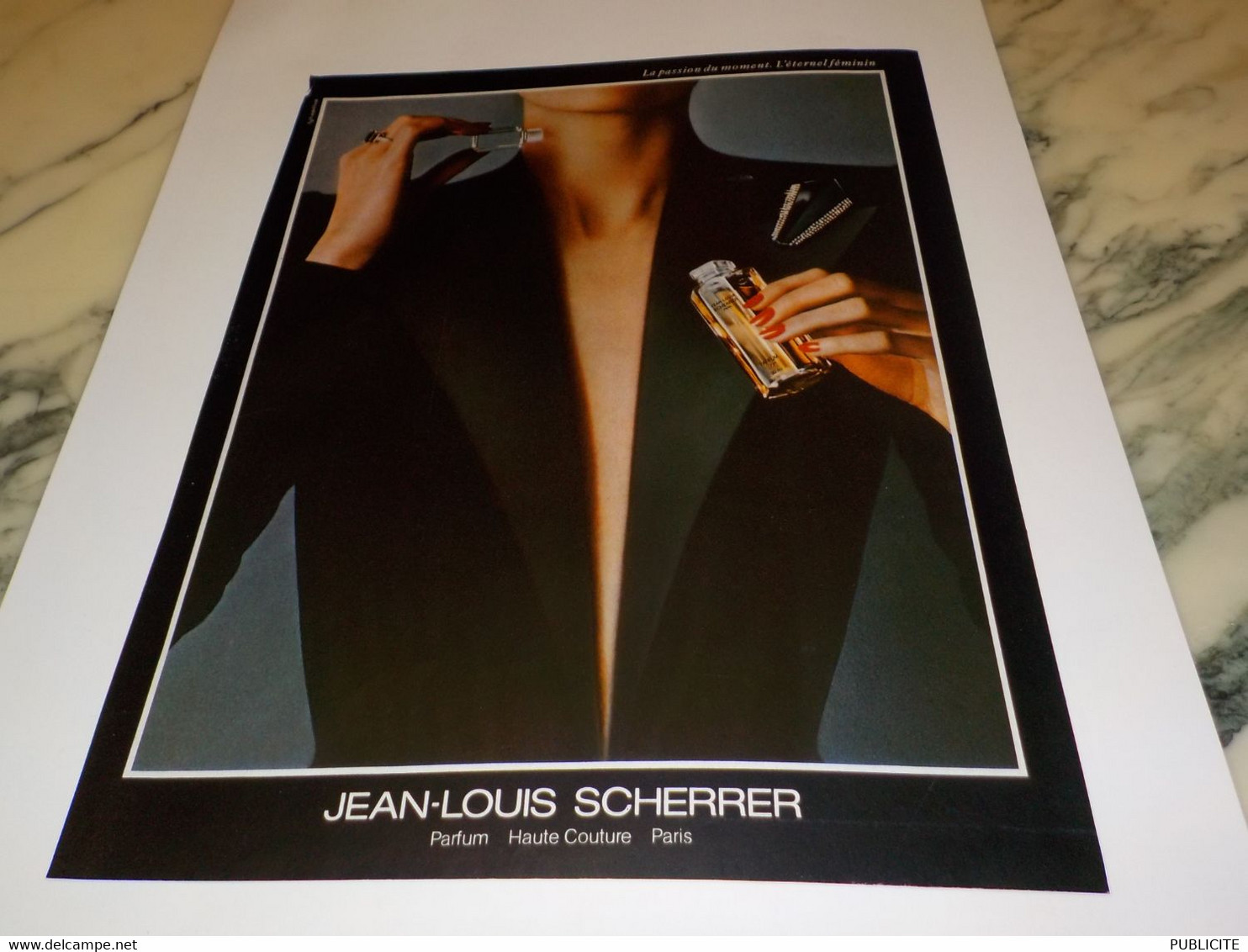 ANCIENNE PUBLICITE PARFUM SCHERRER DE SCHERRERE 1987 - Beauty Products
