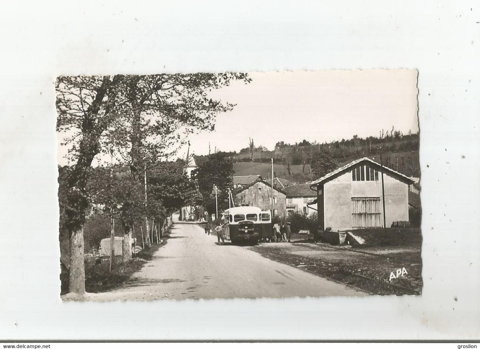 MOULIN MAGE (TARN) 3 CARTE PHOTO LA GARE AVENUE DE MURAT (AUTOCAR) - Other & Unclassified