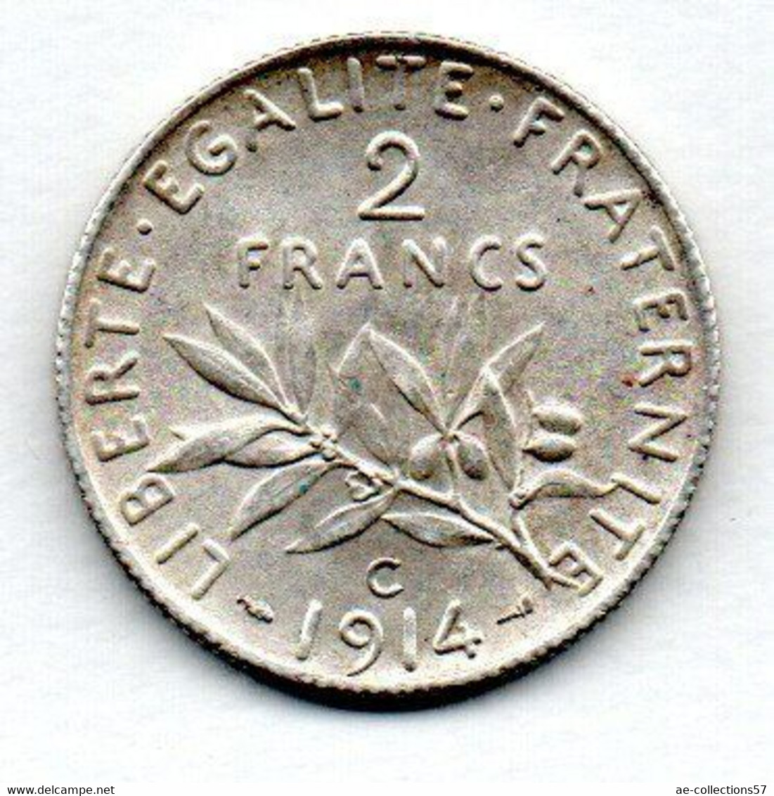 2 Francs  --    1914 C --  SUP - Autres & Non Classés