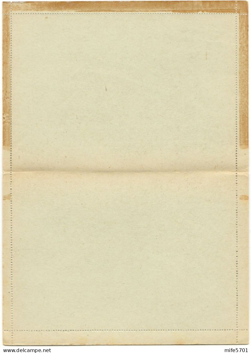 REPUBBLICA SOCIALE R.S.I. 1944 BIGLIETTO POSTALE TIPO MONUMENTI DISTRUTTI BASILICA SAN LORENZO C. 25 NUOVO FILAGRANO B37 - Stamped Stationery